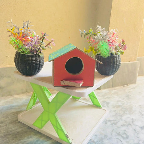 Pack of 10 Sparrow Houses – 3x Large, 5x Medium & 2x Small Bird Nesting Boxes