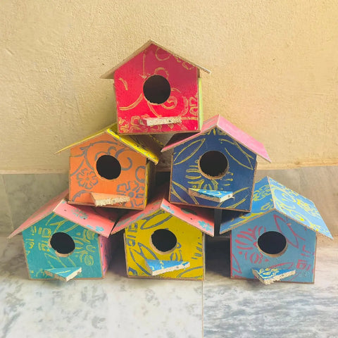 Birds huts sparrow houses Pack of 5(regular)
